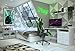Drift DR150BG - Silla Gaming Profesional, (Poilipiel Alta Calidad, Ergonómica), Color Negro/Verde