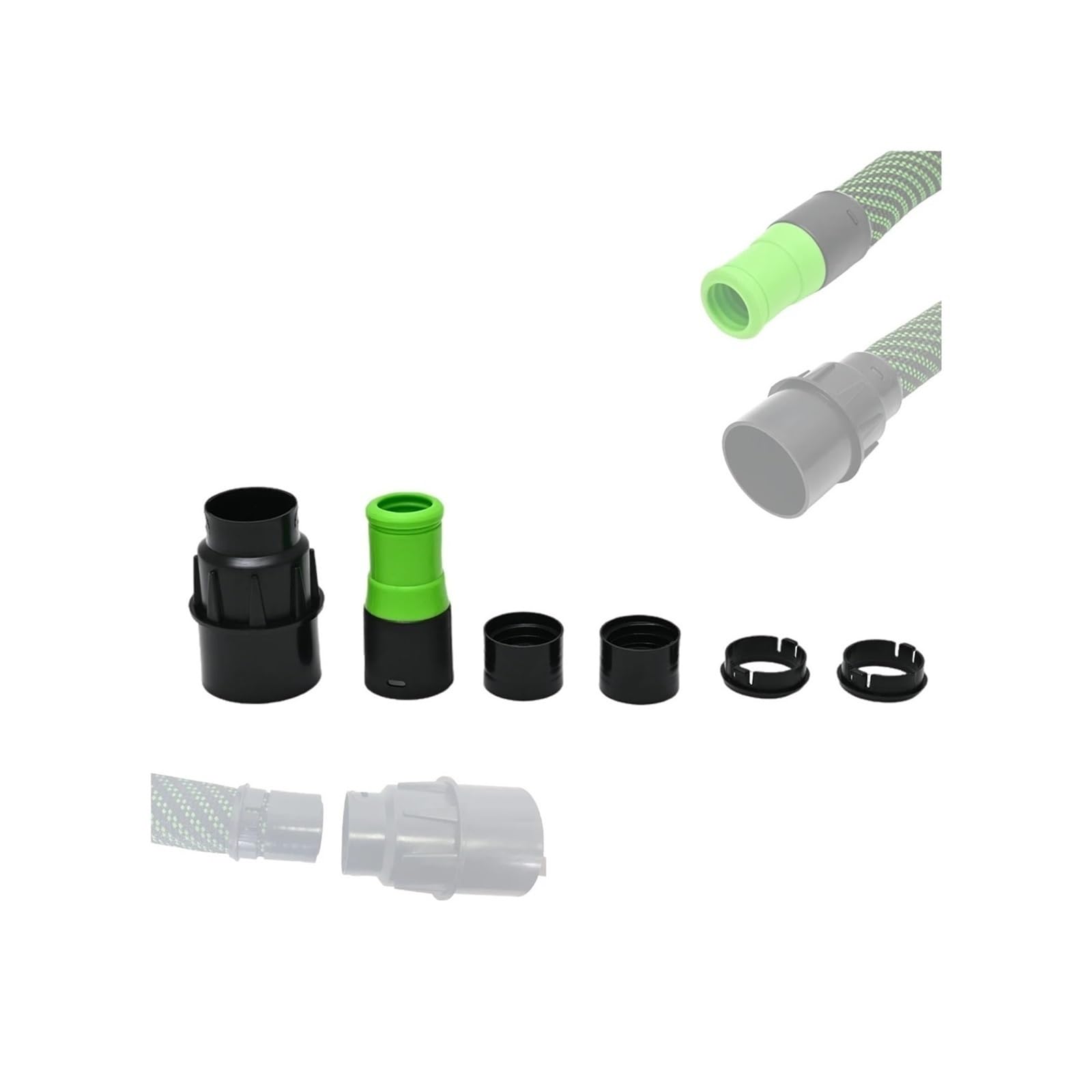Dust Extractor Hose D27/32x3.5M，Compatible for Festool，Vacuum Suction 3.5M
