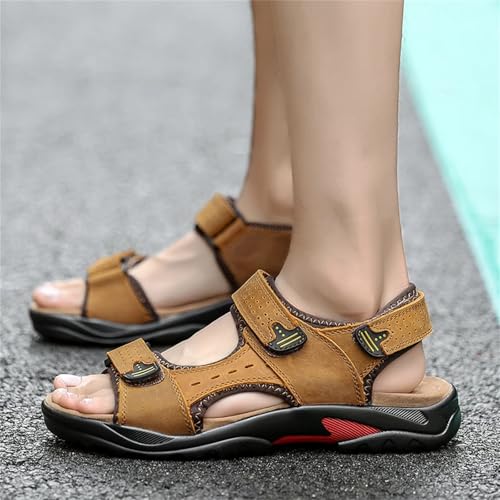 Casual Men Genuine Leather Soft Sandals Roman Summer Men Sandals3
