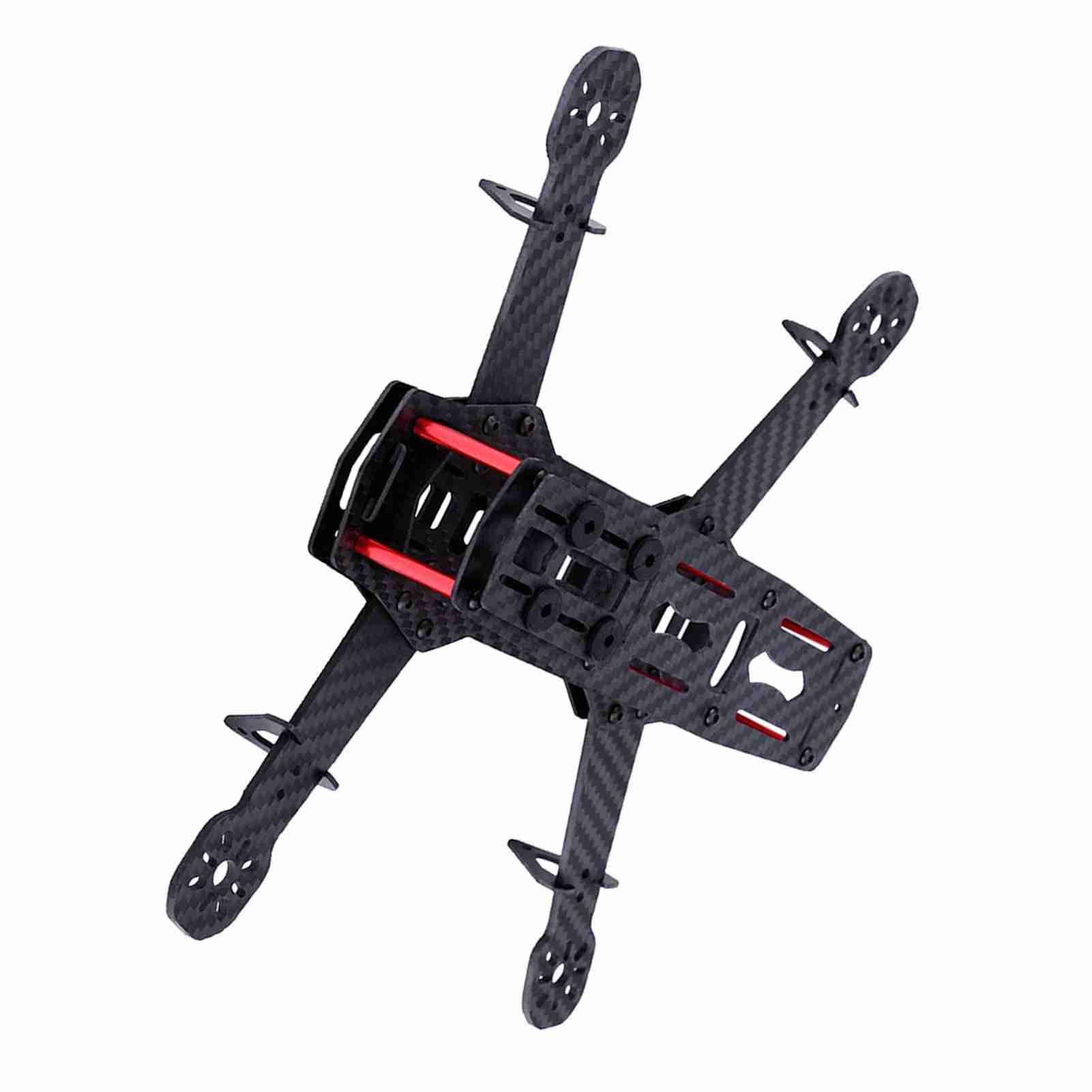 Kit telaio quadcopter, 250 mm FPV carbonio gara Drone telaio telaio aeromobili accessori per QAV250 Mini 4 assi FPV Drone (fibra di carbonio)