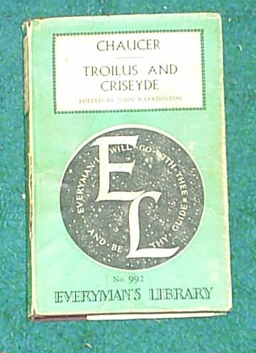 Troilus and Criseyde (Everyman's Library, 992) B000BUPD8S Book Cover