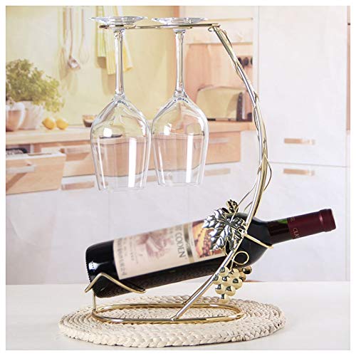 Exquisite Wine Rack Freestanding Bronze Metal Wine Rack miniatura 4