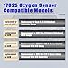 LSU 4.9 Wideband O2 Oxygen Sensor Compatible with AEM 30-4110 30-0300 30-0310 X-Series AFR Controllers | Replaces Bosch 17025 0258017025 | 5-Wire UEGO Air Fuel Ratio Sensor Universal Fit