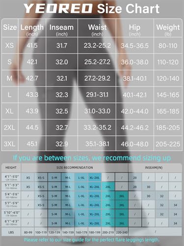 Image of YEOREO CoreFlex Women Workout Flare Leggings