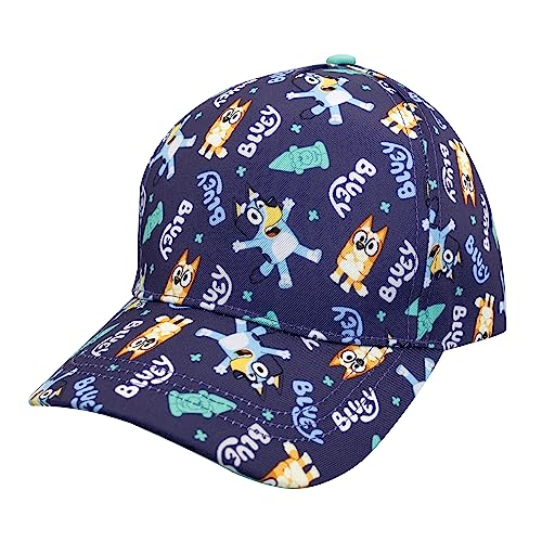 Bluey Hat Toddler Baseball Cap Cute Hat for Kids Adjustable Toddler Ball Cap Bingo Bandit Multicolor