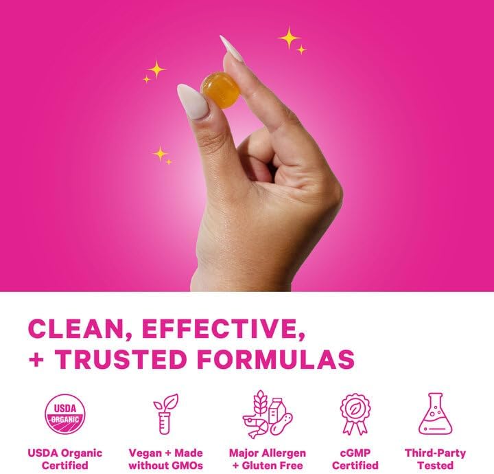 Pink Stork Morning Sickness Bundle with Organic Ginger Peach Tea and Sweets, Supports Morning Sickness for Pregnant Women, Digestion, and Motion Sickness, 1st Trimester Pregnancy Must Haves, Set of 3
