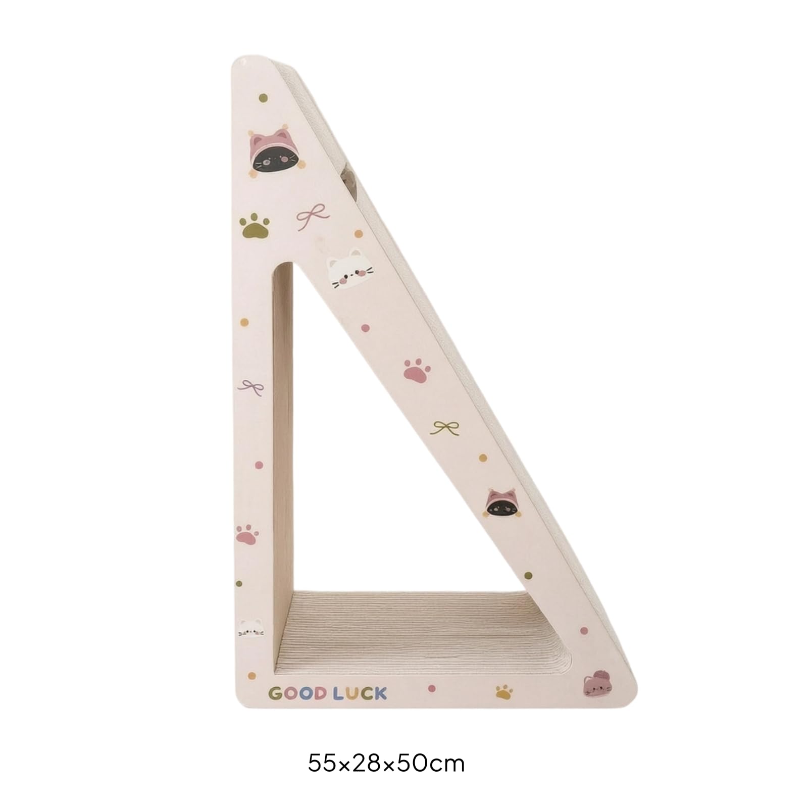 Rascador Triangular Estable Tabla Rascadora Reciclable Mascotas para s, Interiores, Esquinas, L