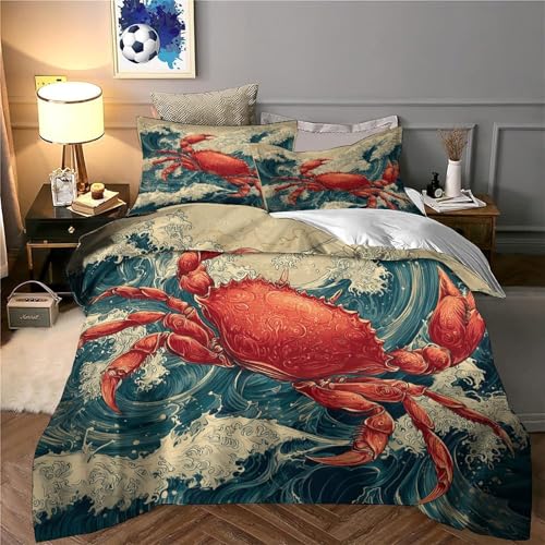 Linge de lit double motif pommes rouges 3d au fini microfibre super douce unique - 6