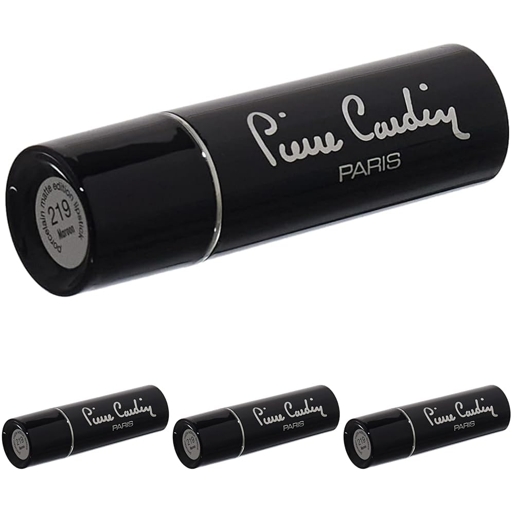 Pierre Cardin Porcelain Matte Edition Lipstick Ruj (Maroon 219) (4 paketi)