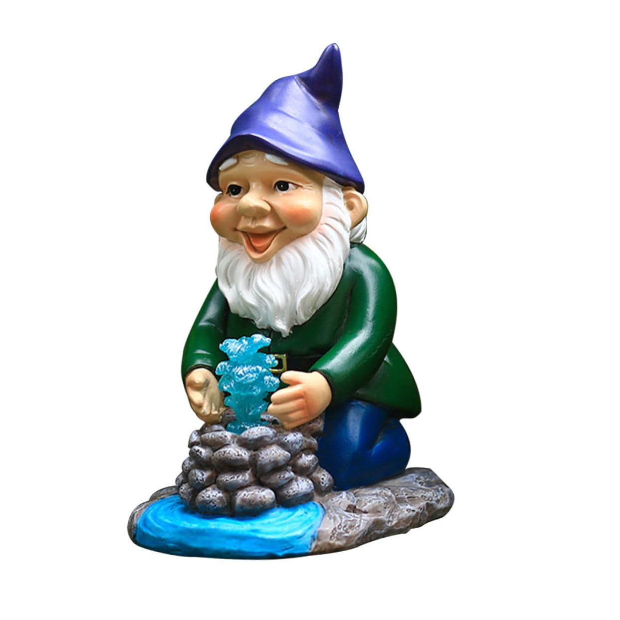 Toddmomy 2 Stück Solar Deko Wetterfeste Figuren für Außen und Innendekoration Lustige Gartendeko Resin als für Gartenliebhaber