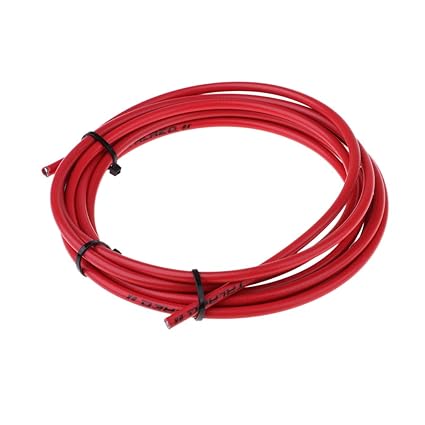 Generic Bicycle Brake Cable Line Housing Tube Pipe Wire Cover Protector 5mm Red