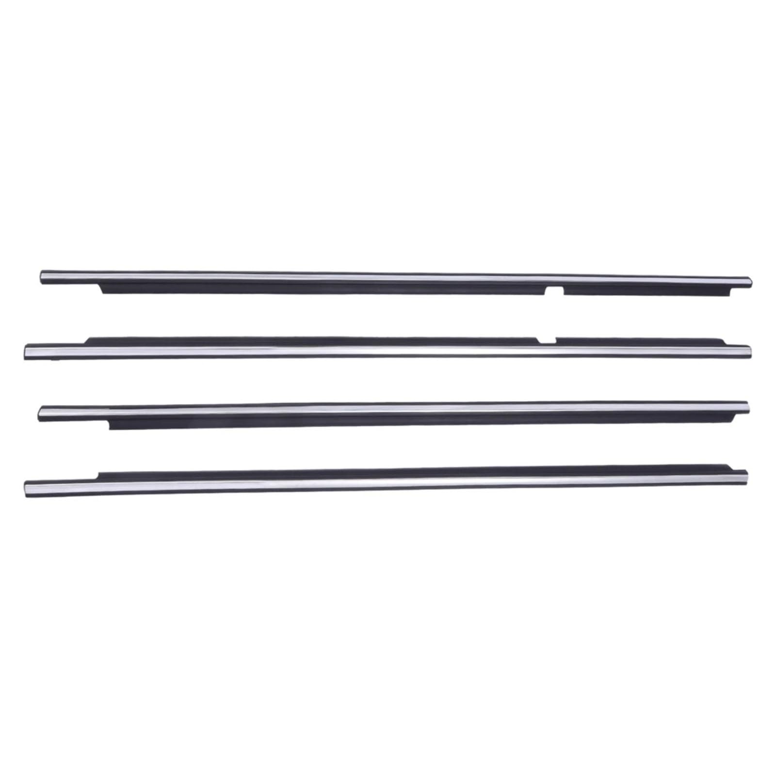 Car Weather Stripping Compatible with Land for Cruiser FJ80 FZJ80 HDJ80 1991-1998 4PCS Front Rear Door Belt Molding Weatherstrip 7572060021 7573060020