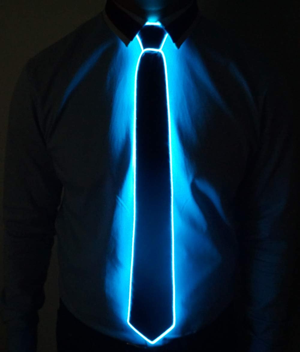 Led Tie Light Up Fanny Ties Novelty Necktie For Men LED Light Up Ties Costume Accessory - Image 3