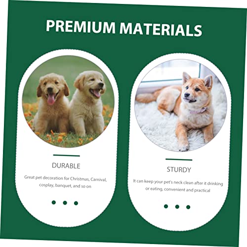 Ipetboom 10 Peças Babador De Natal Para Cachorro Babadores Triangulares Lenço Para Cachorro Bandanas