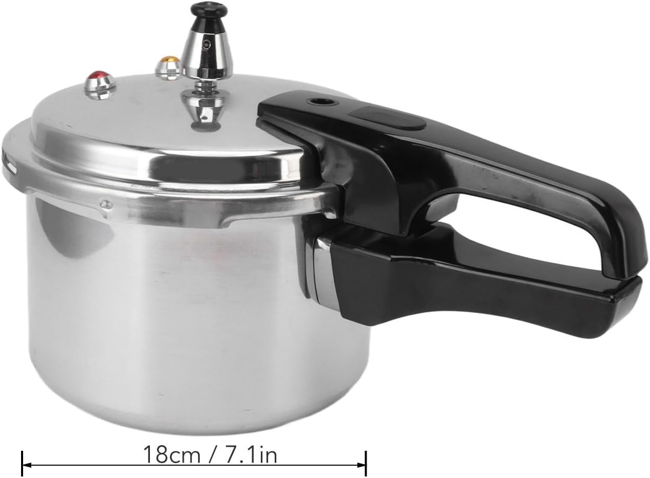 Haofy 3L Stainless Steel Pressure Cooker, Stainless Steel Pressure Cooker Food Grade for Gas Stove