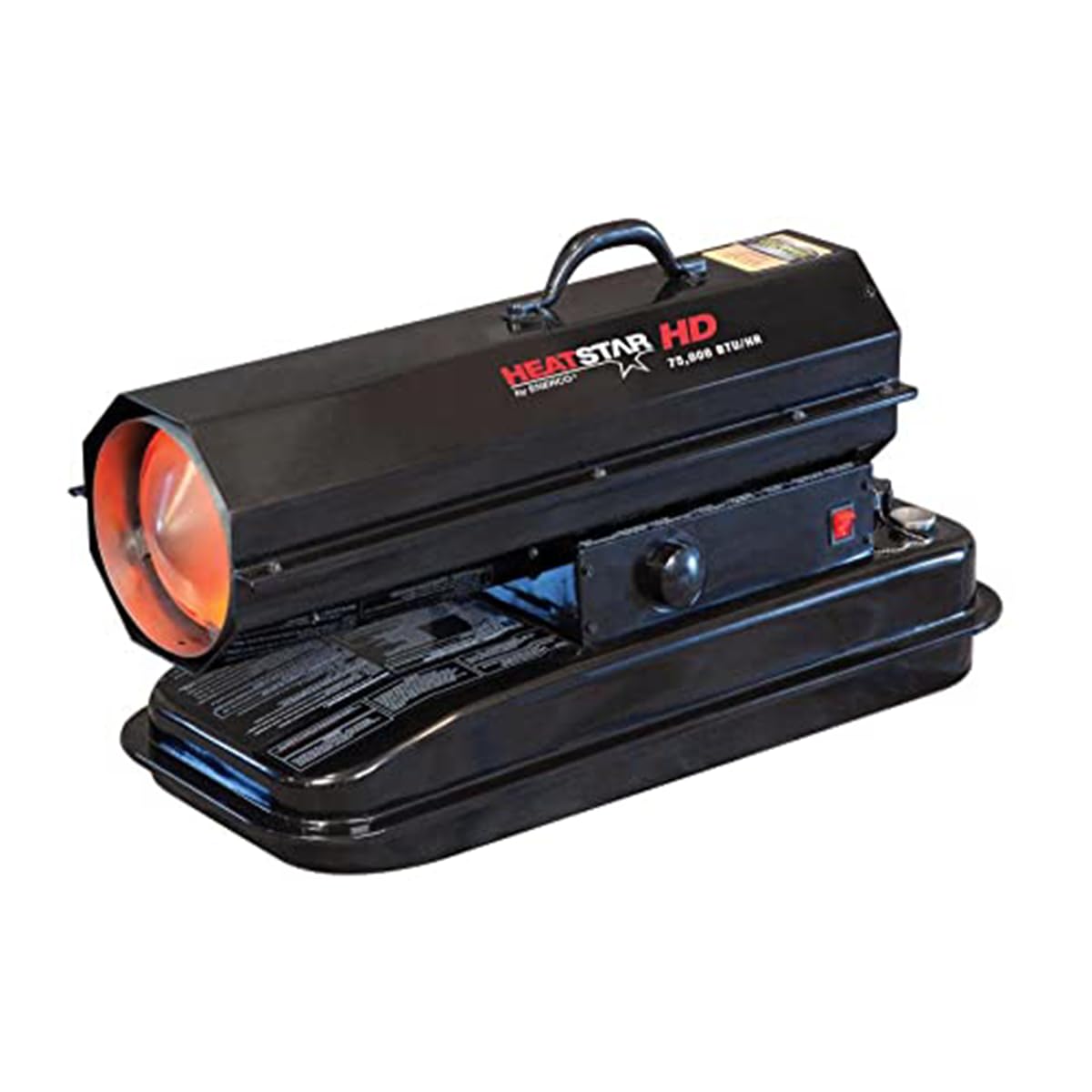 Heatstar By Enerco F170275 Forced Air Kerosene Heater with Thermostat HS75KT, 75K