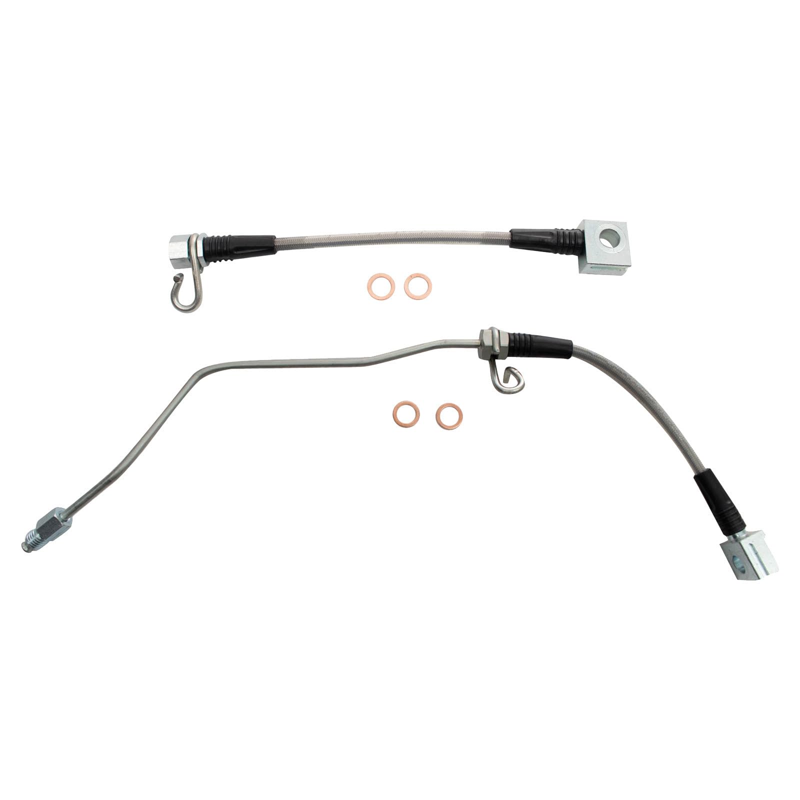 TRQ Performance Rear Brake Hose Set