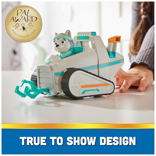 Image of Paw Patrol , Everest Snow Plow Vehicle 2024, Everest Vehicle and Figure, Kids Games, 3+ Years, Multicolor