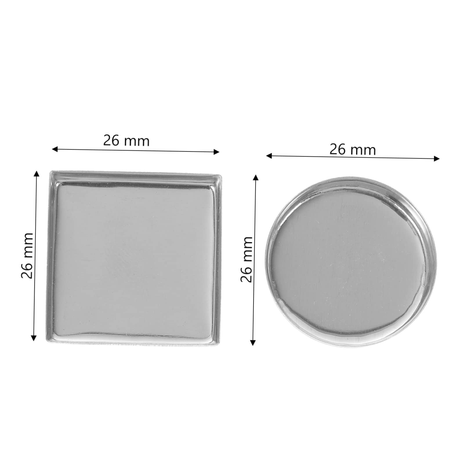 150pièces Palette Pans Métalliques Vides Pour Fard à Paupières Accessoires De Maquillage Pour Cosmétique