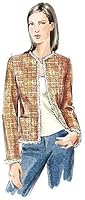 Vista 4 de Vogue Patterns V7975 Chaqueta Petite para señoritas, Talla D (12-14-16)