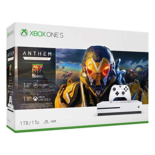 xbox one s 1tb console - anthem bundle renewed