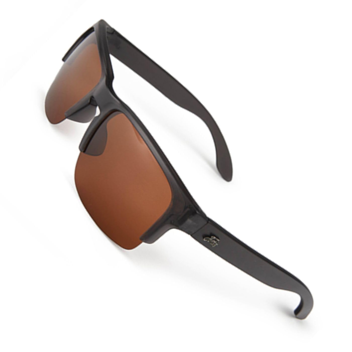 Fortis Men's Bays Lite - 24/7 Brown Eyewear Bays Lite Polarised Fishing Sunglasses Anti-Glare Wrap Angle Glasses Ideal For Fishing
