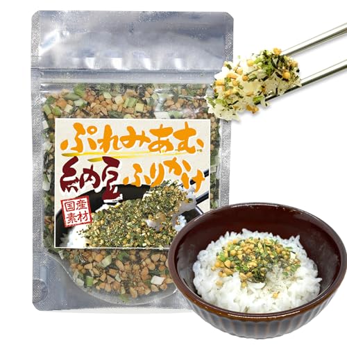 国産 納豆ふりかけ 60g 【添加物不使用/納豆と海の風味】 宮城県産 国産大豆 乾燥納豆 煎りごま 有明海苔 ナットウキナーゼ ふりかけ