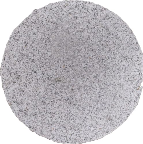 TrendLine Trittstein Granit Ø 30 cm x 3 cm hoch Grau Trittplatte Dekoplatte