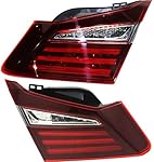For Honda Accord Tail Light Assembly 2016 2017 Pair Driver and Passenger Side | Inner | Sedan | DOT Certified | HO2802109 + HO2803109
