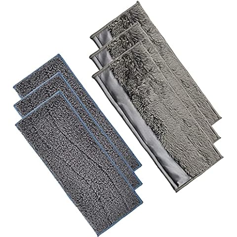 FFYan 6 Pack Washable Mopping Pads for Braava Jet M6 (6110) (6112) Ultimate Mop Replacement Accessories, Include 3pcs Wet Mopping Pads and 3pcs Dry Mopping Pads Cover
