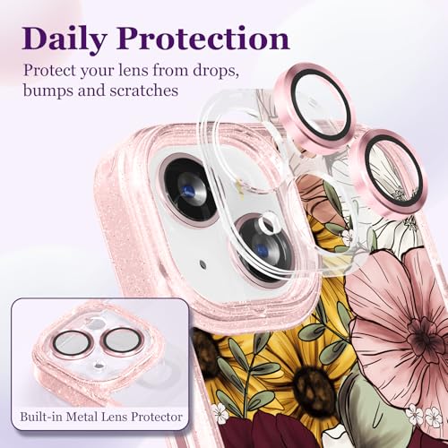 Coque iPhone 14 MagSafe résout les rayures d'objectif avec son motif rose - 3