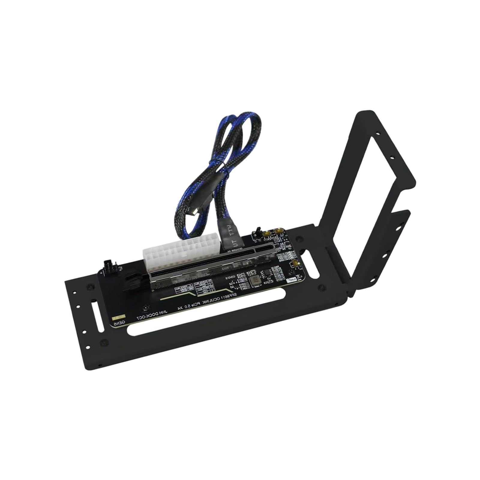 Dock GPU per laptop per giochi Gen4, Black RIGHT POWER | Scheda grafica esterna per laptop da 128 / s NVMe a SFF8612 Dock GPU portatile PCIe 5.0 per notebook con velocità