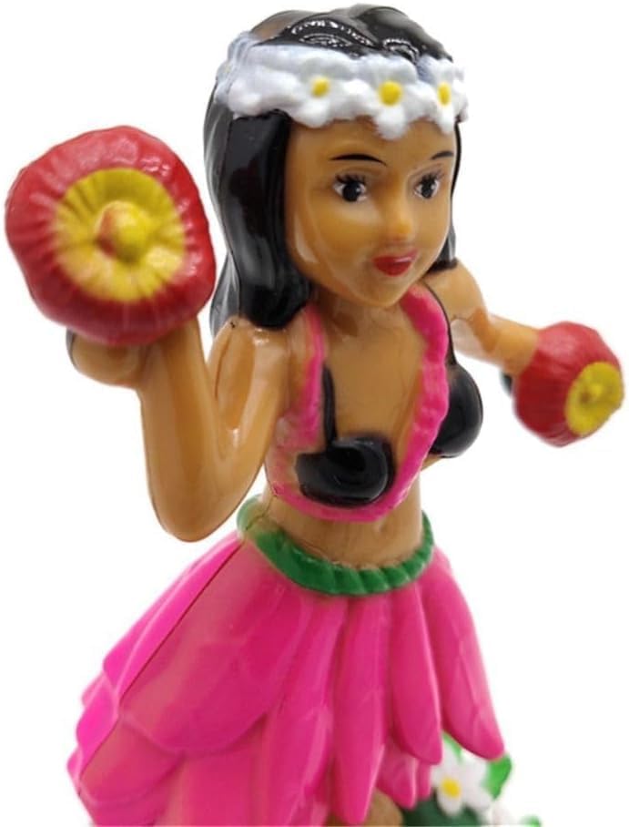 Coche Para Muñecas Bailarina Hawaiana Solar Para Salpicadero