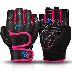 MOREOK Workout Gloves Padded Weight...