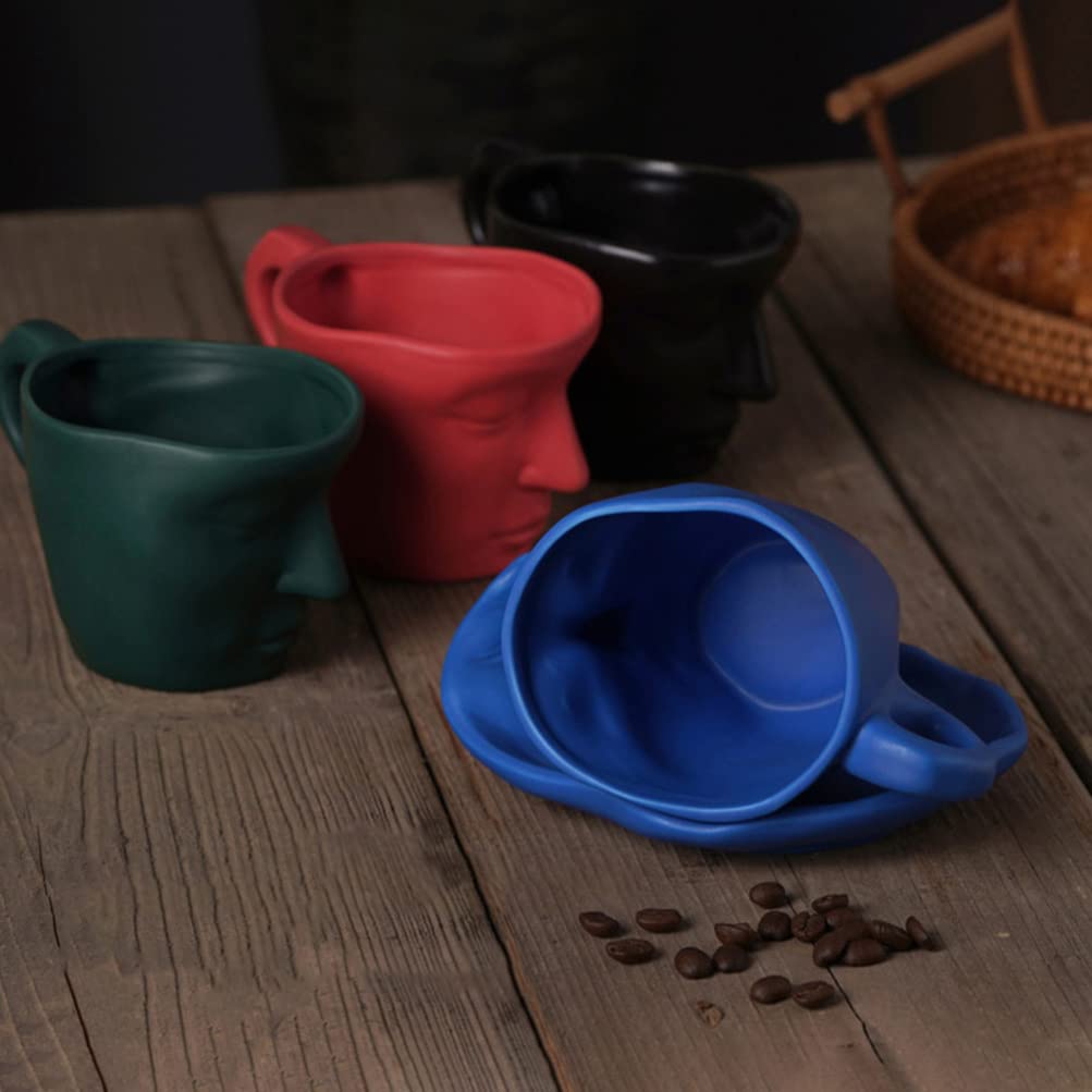 Zerodeko Espressotassen-set Aus Keramik Mit Untertasse Fassungsvermögen Cappuccino-tassen Und Teetassen-set Für Zuhause Und Büro