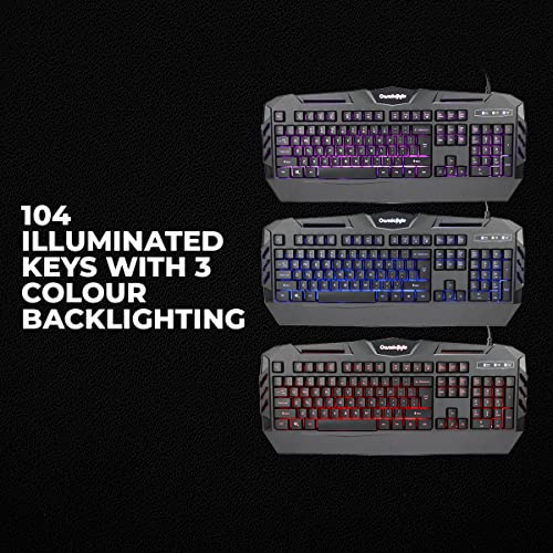 Image of Cosmic Byte Meteoroid RGB Laptop Cooling Pad with 6 Fan Upto 17 inch laptops (Black /Blue)