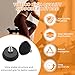 YIBEICO Upgrade Exercise Bike Support Foot Pads for Peloton Bike, Stainless Steel 3/8