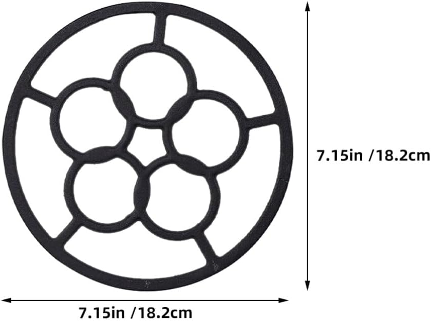 VOSAREA Sturdy Gas Stove Wok Ring Rack Anti-slip Pot Support for Household Cooking Fit for All Gas Stoves and Pots Stable Base for Safe Cooking
