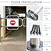 Self-Cleaning Swing Gate for Market Entrance - One-Way Security Door, Manual Pedestrian Access, Durable Industrial Fence Mount, 140x100cm, Safe Entrance/Exit Device