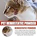 Jesscasday Styptic Powder Stop Bleeding Irritation Relief Suitable for Cats Dogs Or Other Pets Pet Wound and Skin Care Powder Styptic Powder for Dogs and Cats