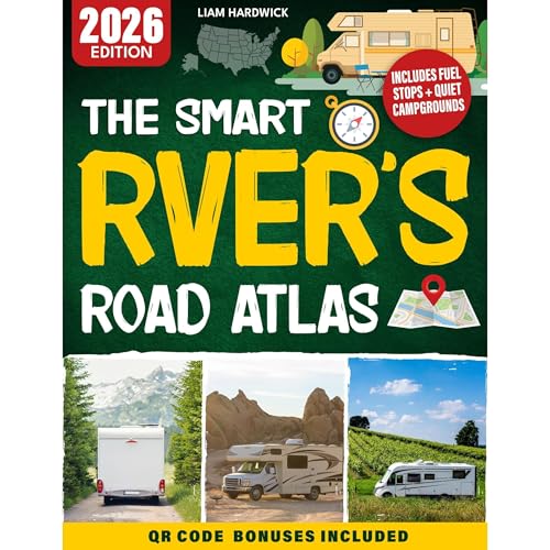 THE SMART RVER&rsquo;S ROAD ATLAS Audiolibro Por Liam Hardwick arte de portada