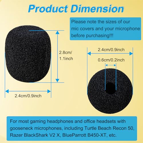 Headset Microphone Foam Covers - Image 2