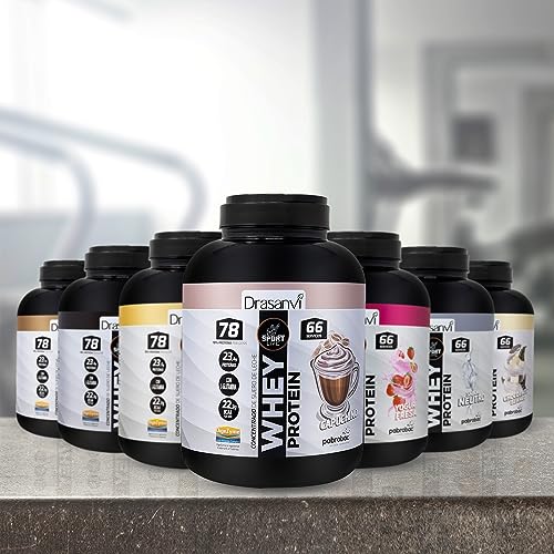 SPORT LIVE Concentrado de proteinas de suero de leche | Whey Protein en polvo con L-Glutamina y L-Leucina | Ayuda a aumentar tu masa muscular | Mejora tus batidos |Capuchino | 2 KG - imagen 7