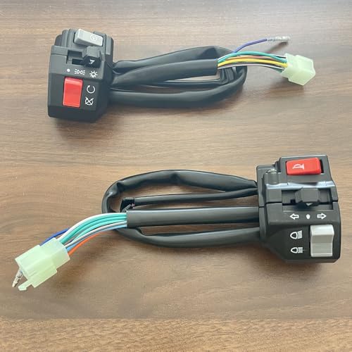 Interruptor de motocicleta con control total de luces y manillar doble para modelos Yamaha 6