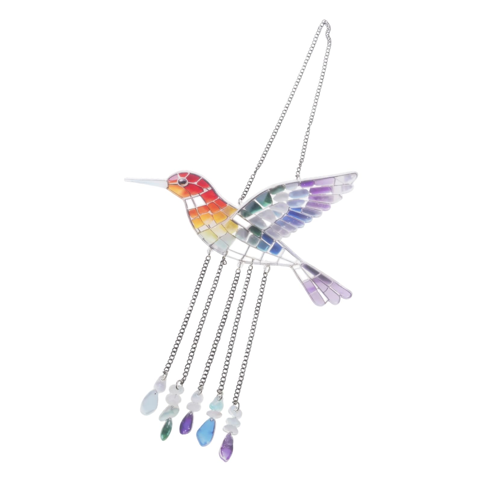 Easy to Hanging Rainbows Bird Wind Chimes That Reflect Sunlight Creating SparkleS for Garden Balcony and Home Decoration Multiple Chimes