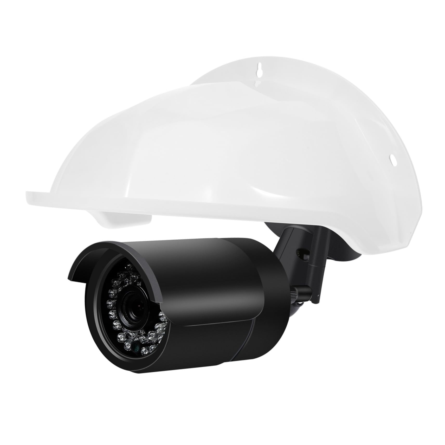Lot De 2 Protections étanches Pour Caméras Extérieures - Anti-pluie Et Soleil, Facile à Installer