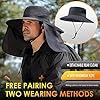 DOCVIT Fishing Hat for Men&Women,Outdoor UV Waterp... #4