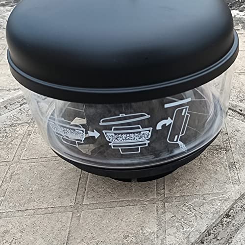 Pvczool Universeller Zyklonfilter, 8,9 cm (3,5 ), Vorreinigerkopf, Eingang für Ram, Sandbecher