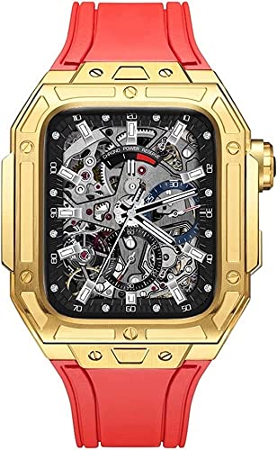 Bracelet de montre Apple Watch 44mm en acier inoxydable et kit boîtier métal