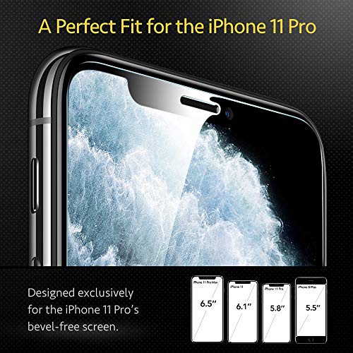 Esr Tempered-Glass Screen Protector Compatible With Iphone 11 Pro/Iphone Xs/Iphone X, Easy Installation Frame, Case Friendly, Premium Tempered-Glass Screen Protector For Iphone 5.8 Inch (2019), 2 Pack #TOP2